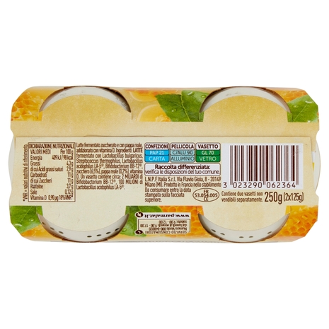 Yogurt Kir Pappa Reale Vasetto in Vetro, 2x125 g